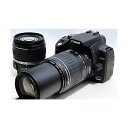 【7/19~26限定!最大4,000円OFF&7/25限定で最大P3倍】【中古】キヤノン Canon EOS KISS デジタル N ブラック ダブルズームキッ...