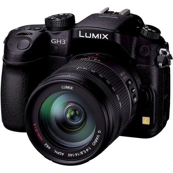 【中古】パナソニック Panasonic GH3 レンズキット 高倍率ズームレンズ付属 ブラック