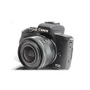 【5/9~16限定!最大4,000円OFF&5/5,5/10限定で最大P3倍】【中古】キヤノン Canon EOS Kiss M ブラック レンズキット EOS...