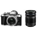 【4/24~4/27限定 最大4,000円OFF 4/25限定で最大P3倍】【中古】オリンパス OLYMPUS OM-D E-M10 MarkII EZダブルズームキット シルバー SDカード付き