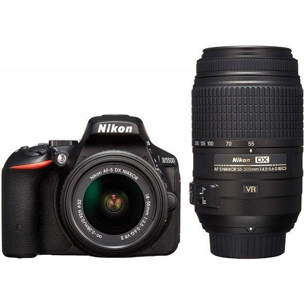 【中古】ニコン Nikon D5500 ダブルズームキット ブラック