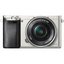 【中古】ソニー SONY α6000 パワーズームレンズキット シルバー ILCE-6000L S SDカード付き