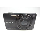 【5/1限定!全品P3倍】【中古】ソニー SONY Cyber-shot WX220 光学10倍 ブラック DSC-WX220-B SDカード付き