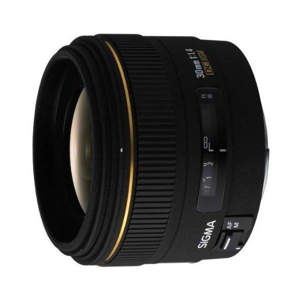 【中古】シグマ SIGMA 30mm F1.4 EX DC デ