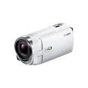 【中古】ソニー SONY ビデオカメラ Handycam CX420 内蔵メモリ32GB ホワイト HDR-CX420/W(2)
