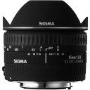【中古】シグマ SIGMA 単焦点魚眼レンズ 15mm F2.8 EX DG DIAGONAL FISHEYE キヤノン用 対角線魚眼 フルサイズ対応 476403