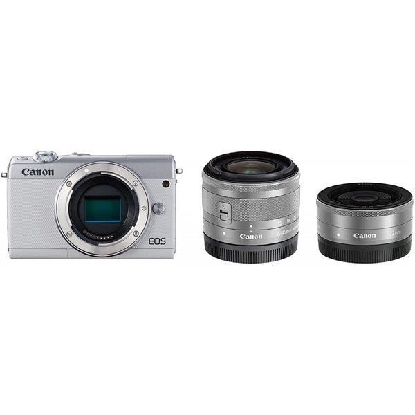 【中古】キヤノン Canon EOS M100 ダブ