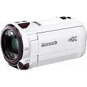 【中古】パナソニック Panasonic 4K ビデオカメラ VZX990M 64GB あとから補正 ホワイト HC-VZX990M-W