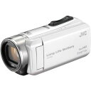 【中古】JVCケンウッド Everio R 耐低温 耐衝撃 長時間内蔵バッテリー 内蔵メモリー32GB パールホワイト GZ-F200-W