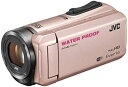 【中古】JVC KENWOOD JVC ビデオカメラ EVERIO 防水 防塵 内蔵メモリー64GB ピンクゴールド GZ-RX500-N