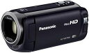 【中古】パナソニック HDビデオカメラ W570M ワイプ撮り 90倍ズーム ブラック HC-W570M-K
