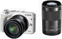 【7/19~26限定!最大4,000円OFF&7/25限定で最大P3倍】【中古】Canon ミラーレス一眼カメラ EOS M3 ダブルズームキット(ホワイト) ...