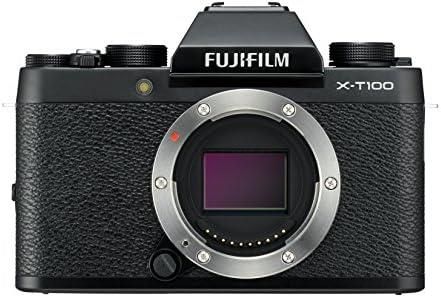【中古】FUJIFILM ミラーレス一眼 カメラ X-T100ブラック X-T100-B