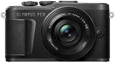 OLYMPUS ミラーレス一眼カメラ PEN E-PL10 14-42mm EZレンズキット ブラック