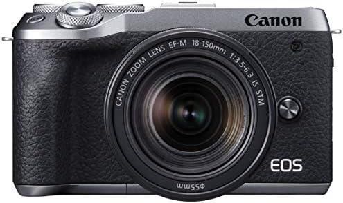 【6/1限定!全品P3倍】【中古】Canon ミラーレス一眼カメラ EOS M6 Mark II EF-M18-150 IS STM レンズキット シルバー EOSM6MK2SL-18150ISSTM