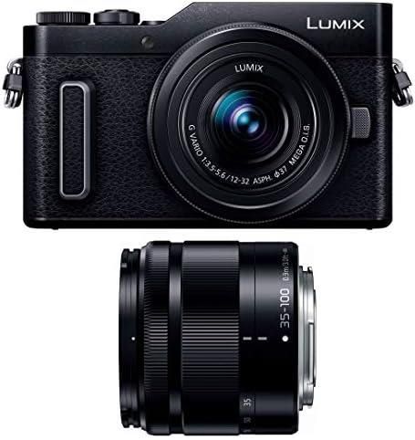 【中古】パナソニック ミラーレス一眼カメラ ルミックス GF10 ダブルレンズキット 標準ズームレンズ/望遠ズームレンズ付属 ブラック DC-GF10WA-K