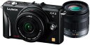 【5/23~27限定!最大4,000円OFF&5/25限定で最大P3倍】【中古】パナソニック デジタル一眼カメラ GF2 ダブルレンズキット(14mm/F2.5パンケーキレンズ、14-42mm/F3.5-5.6標準ズームレンズ付属) フルハイビジョンムービー一眼 エスプリブラック DMC-GF2 W-K(2)