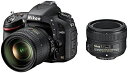 【中古】Nikon デジタル一眼レフカメラ D600 ダブルレンズキット 24-85mm f/3.5-4.5G ED VR/50mm f/1.8G付属 D600WLK