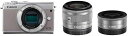 【7/19~26限定!最大4,000円OFF&7/25限定で最大P3倍】【中古】Canon ミラーレス一眼カメラ EOS M100 ダブルレンズキット (グレー...