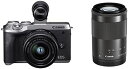 【中古】Canon ミラーレス一眼カメラ EOS M6 Mark II ダブルズームEVFキット シルバー EOSM6MK2SL-WZEVFK