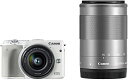 【7/19~26限定!最大4,000円OFF&7/25限定で最大P3倍】【中古】Canon ミラーレス一眼カメラ EOS M3 ダブルズームキット(ホワイト) ...