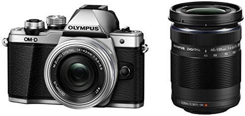 【6/1限定!全品P3倍】【中古】OLYMPUS ミラーレス一眼カメラ OM-D E-M10 MarkII EZダブルズームキット シルバー