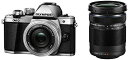 【4/24~4/27限定 最大4,000円OFF 4/25限定で最大P3倍】【中古】OLYMPUS ミラーレス一眼カメラ OM-D E-M10 MarkII EZダブルズームキット シルバー