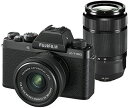 【7/19~26限定!最大4,000円OFF&7/25限定で最大P3倍】【中古】FUJIFILM ミラーレス一眼カメラ X-T100ダブルズームレンズキット ブ...
