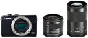【7/19~26限定!最大4,000円OFF&7/25限定で最大P3倍】【中古】Canon ミラーレス一眼カメラ EOS M100 ダブルズームキット ブラック...