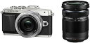 【中古】OLYMPUS PEN E-PL7 EZダブルズームキット シルバー ミラーレス一眼 E-PL7 EZ DZKIT SLV(2)