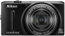 【6/22~27限定!最大4,000円OFF&6/25限定で最大P3倍】【中古】Nikon デジタルカメラ COOLPIX S9500 光学22倍ズーム Wi-Fi対応 マットブラック S9500BK