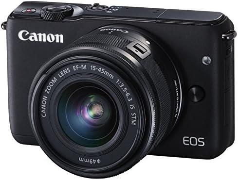 【中古】【アウトレット品】Canon ミラーレス一眼カメラ EOS M10 レンズキット(ブラック) EF-M15-45mm F3.5-6.3 IS STM 付...