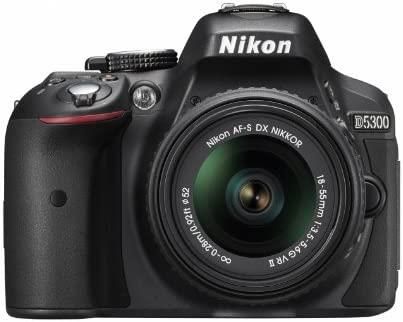 【中古】【アウトレット品】Nikon デジタル一眼レフカメラ D5300 18-55mm VR II レンズキット ブラック 2400万画素 3.2型液晶 D5...