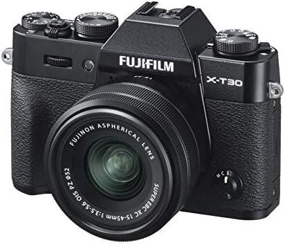 【中古】FUJIFILM ミラーレス一眼カメラ X-T30XCレンズキット ブラック X-T30LK-1545-B