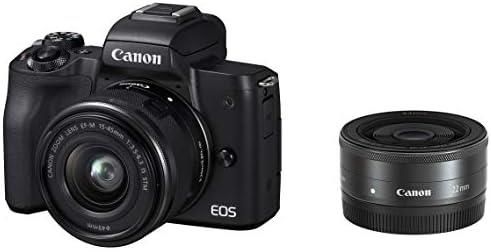 šۡڥȥåʡCanon ߥ顼쥹㥫 EOS Kiss M ֥󥺥å ֥å EOSKISSMBK-WLK