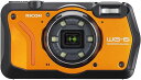 【5/9~16限定!最大4,000円OFF&5/5,5/10限定で最大P3倍】【中古】RICOH WG-6 オレンジ 本格防水カメラ 20メートル防水 耐衝撃 ...