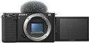 【中古】ソニー Vlog用カメラ レンズ交換式VLOGCAM APS-C ミラーレス一眼カメラ ZV-E10 ボディ(レンズなし) ウィンドスクリーン付属 ブラック ZV-E10 B(2)