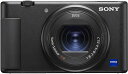 【中古】ソニー Vlog用カメラ VLOGCAM デジタルカメラ ZV-1 ボディ ウィンドスクリーン付属 24-70mm F1.8-2.8 ズームレンズ ブラック ZV-1 B