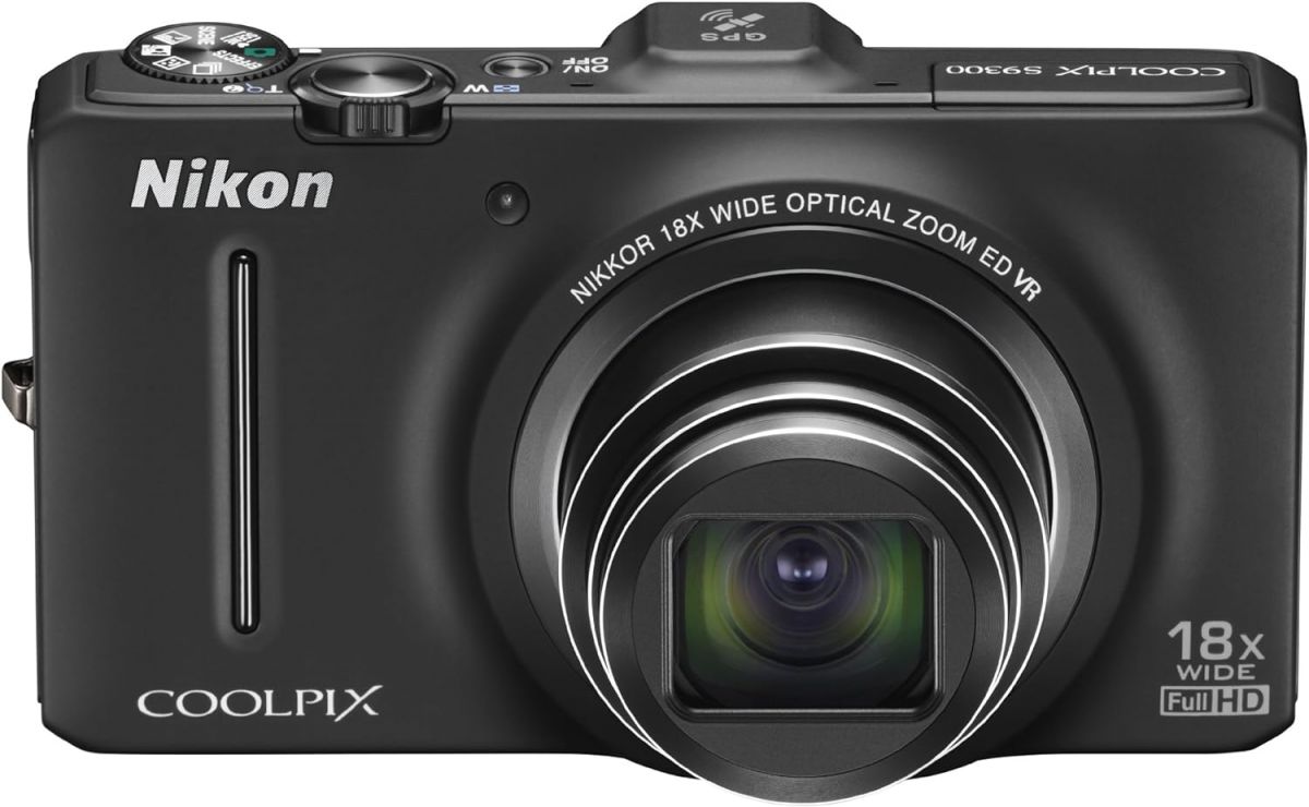 【中古】Nikon デジタルカメラ COOLPIX (クールピクス) S9300 ノーブルブラック S9300BK