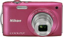 yÁzNikon fW^J COOLPIX (N[sNX) S3300 Xgx[sN S3300PK