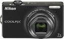 【中古】Nikon デジタルカメラ COOLPIX (クールピクス) S6000 ノーブルブラック S6000BK