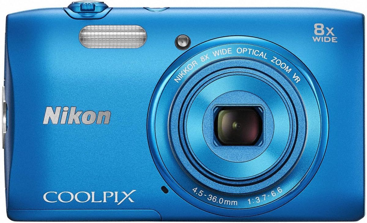 【中古】Nikon デジタルカメラ COOLPIX S3600 8倍ズーム 2005万画素 コバルトブルー S3600BL