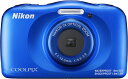 【7/19~26限定!最大4,000円OFF&7/25限定で最大P3倍】【中古】Nikon デジタルカメラ COOLPIX W150 防水 W150BL クールピクス ブルー