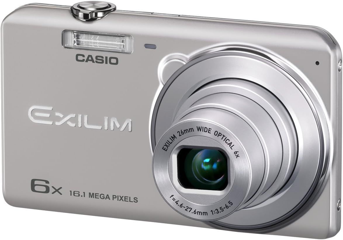 【中古】CASIO EXILIM デジタルカメラ 1610万画素CCD 広角26mm 光学6倍ズーム シルバー EX-ZS25SR