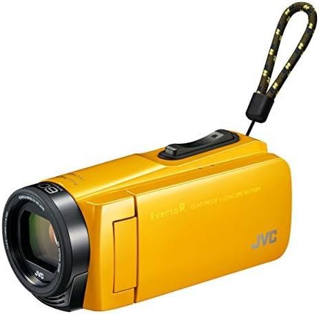 【中古】JVCKENWOOD JVC ビデオカメラ Everio R 防水 防塵 32GB マスタードイエロー GZ-R470-Y