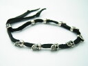【シルバーアクセサリー】【送料無料】スカル10×10ブレスレット【ニューバージョン】