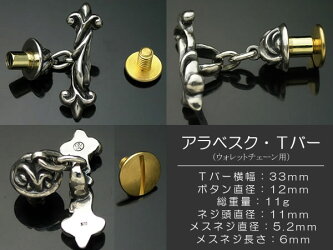 フレアインオーバルリンクウォレットチェーン