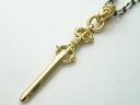 K18 Yellow Gold 降魔の三鈷剣 ペンダントトップ 18金 イエローゴールド 【送料無料】 和柄ペンダント 不動明王 お守り 仏像 不動明王像 メン...