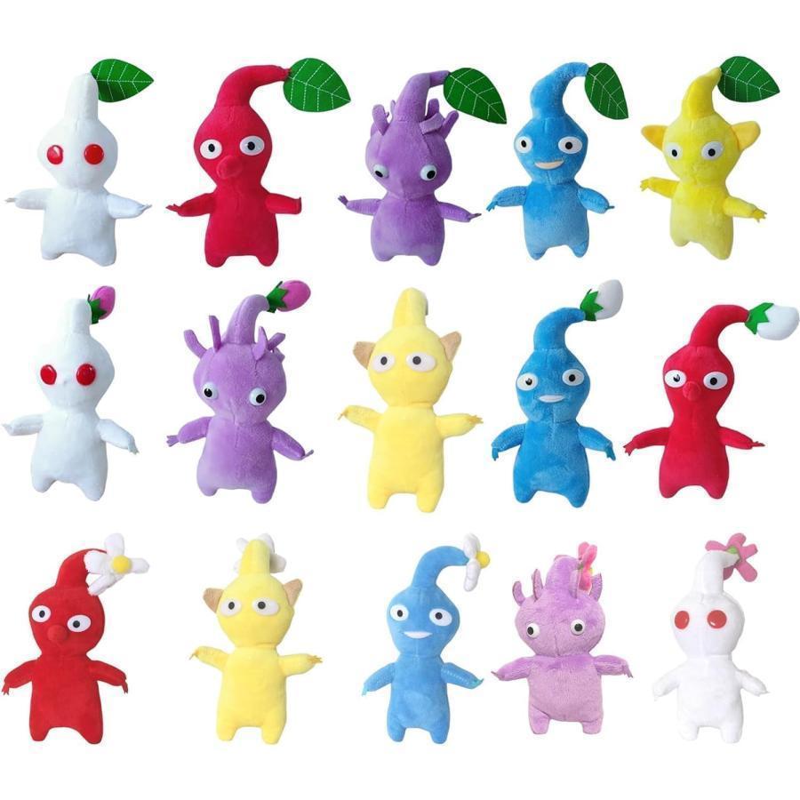 ピクミン ぬいぐるみ 15cm グッズ Pikmin Plush オッチン ピクミン オールスターコレクション パープルピクミン ぬいぐるみ アイスピクミン 新年 子供 誕生日 おもちゃ 記念日 お祝い 贈り物