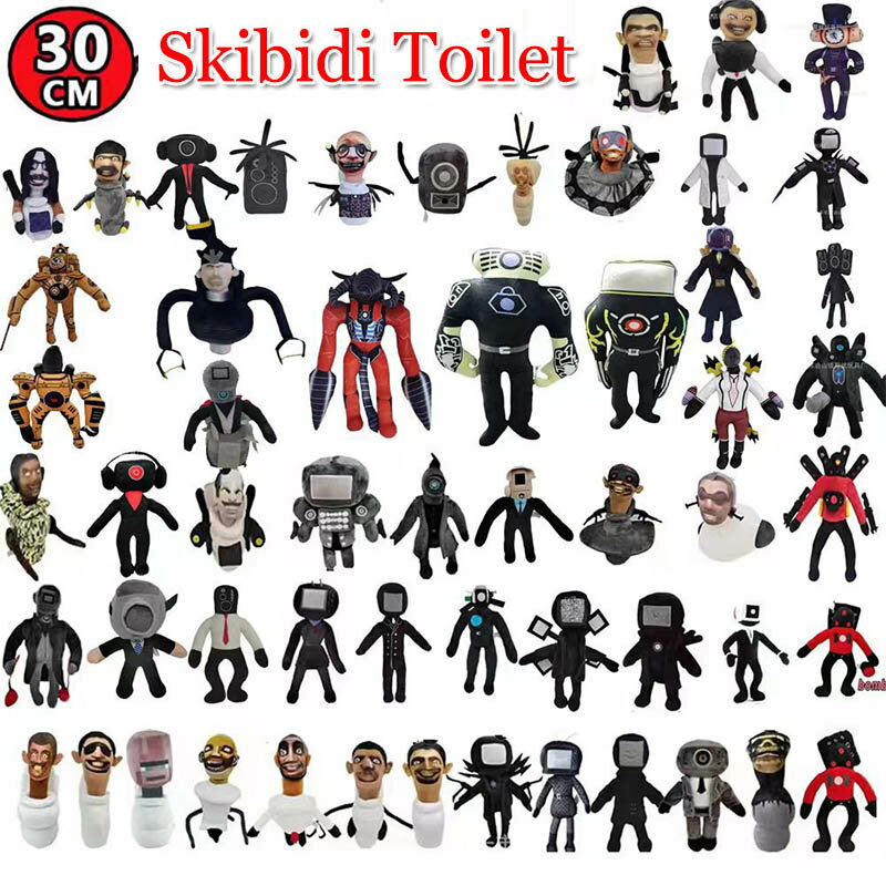 【期間限定★2個以上購入10%OFFクーポン】skibidi toilet トイレ ぬいぐるみ タイタン スピーカーマン スキビディトイレ ホラー アクション ゲーム 監視カメラマン おもちゃ 面白い 飾り物 お歳暮 ギフト 新年 子供 誕生日 おもちゃ 記念日 お祝い